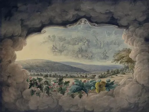 The Spirit of the Vale of Neath - Night, by Thomas Hornor
