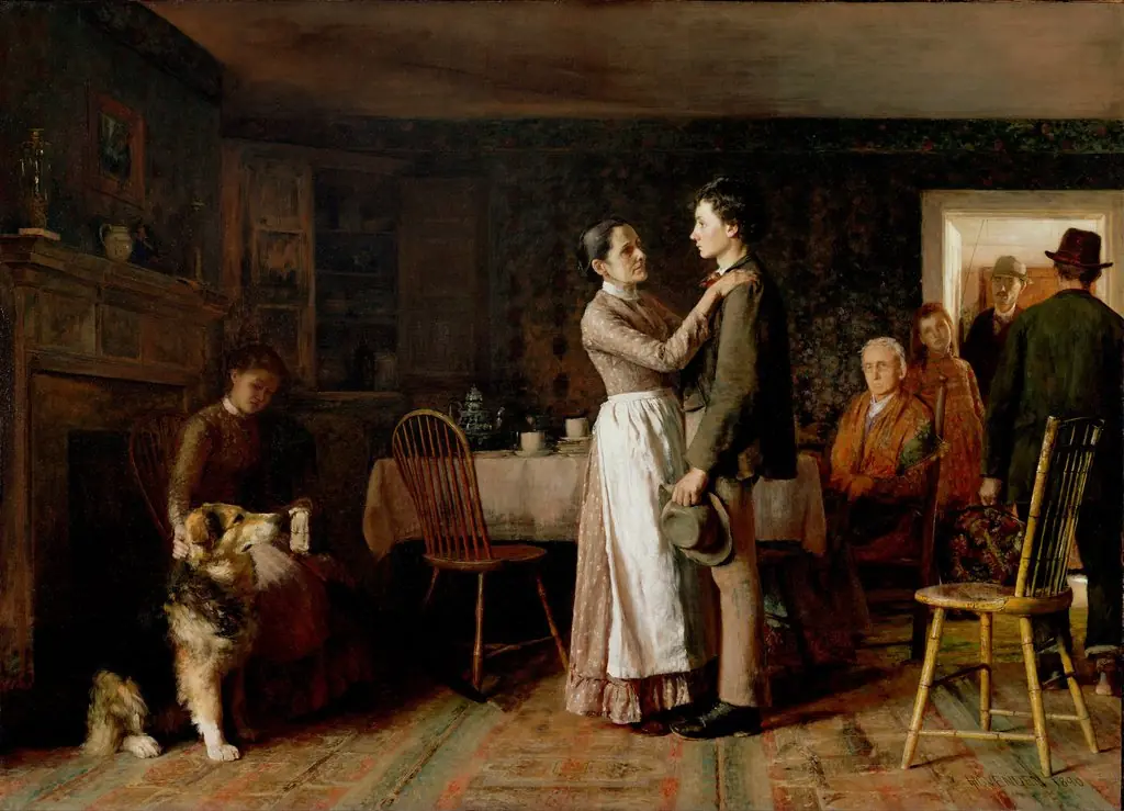 Breaking Home Ties, by Thomas Hovenden