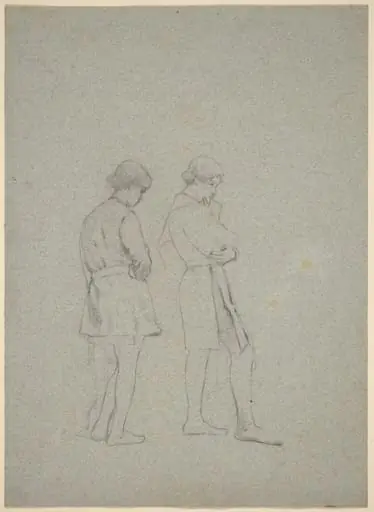 Studies for Elaine, by Thomas Hovenden