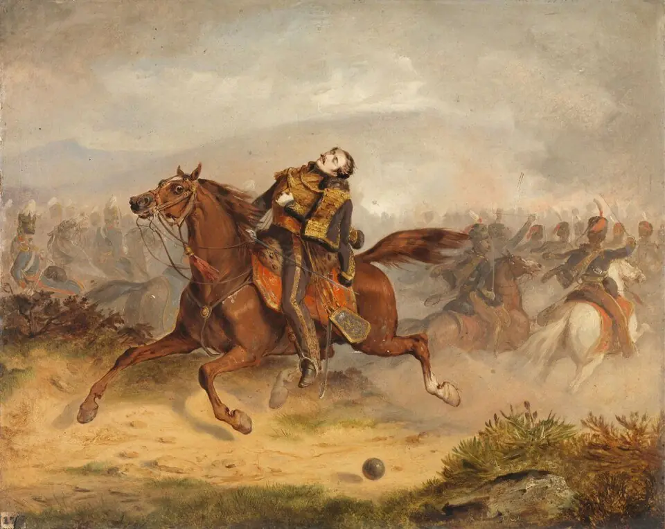 The Charger of Captain Nolan Returning with his Dead Master, by Thomas Jones Barker