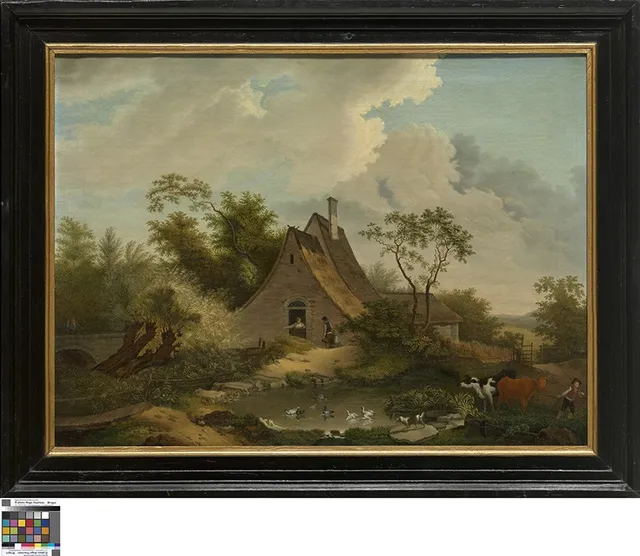 Landschap met hoeve