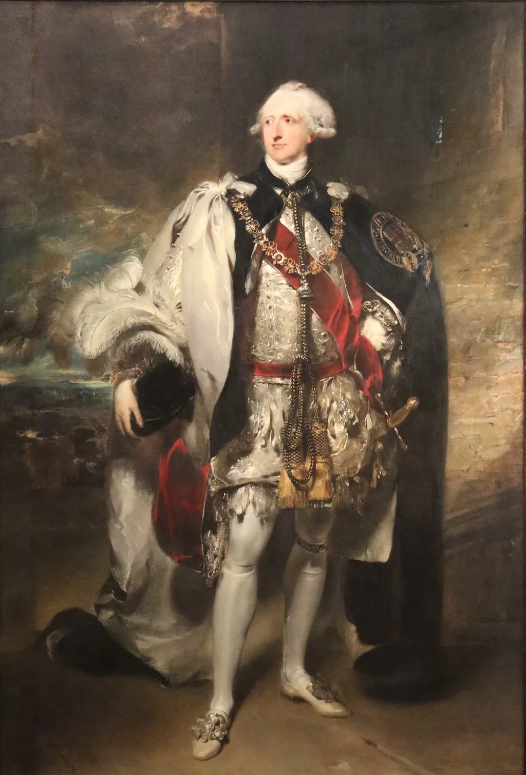 Francis Osborne, 5th Duke of Leeds, by Thomas Lawrence, oil, 1798