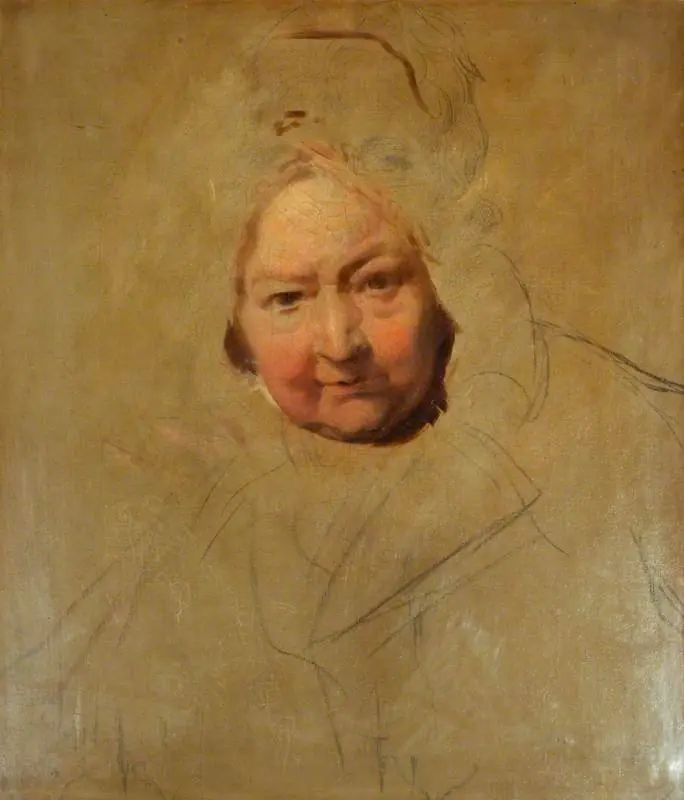 Head of an Old Lady, by Thomas Lawrence