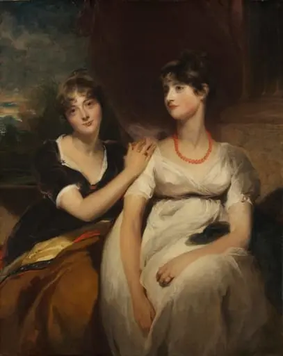 Portrait of Charlotte and Sarah Carteret-Hardy, by Thomas Lawrence