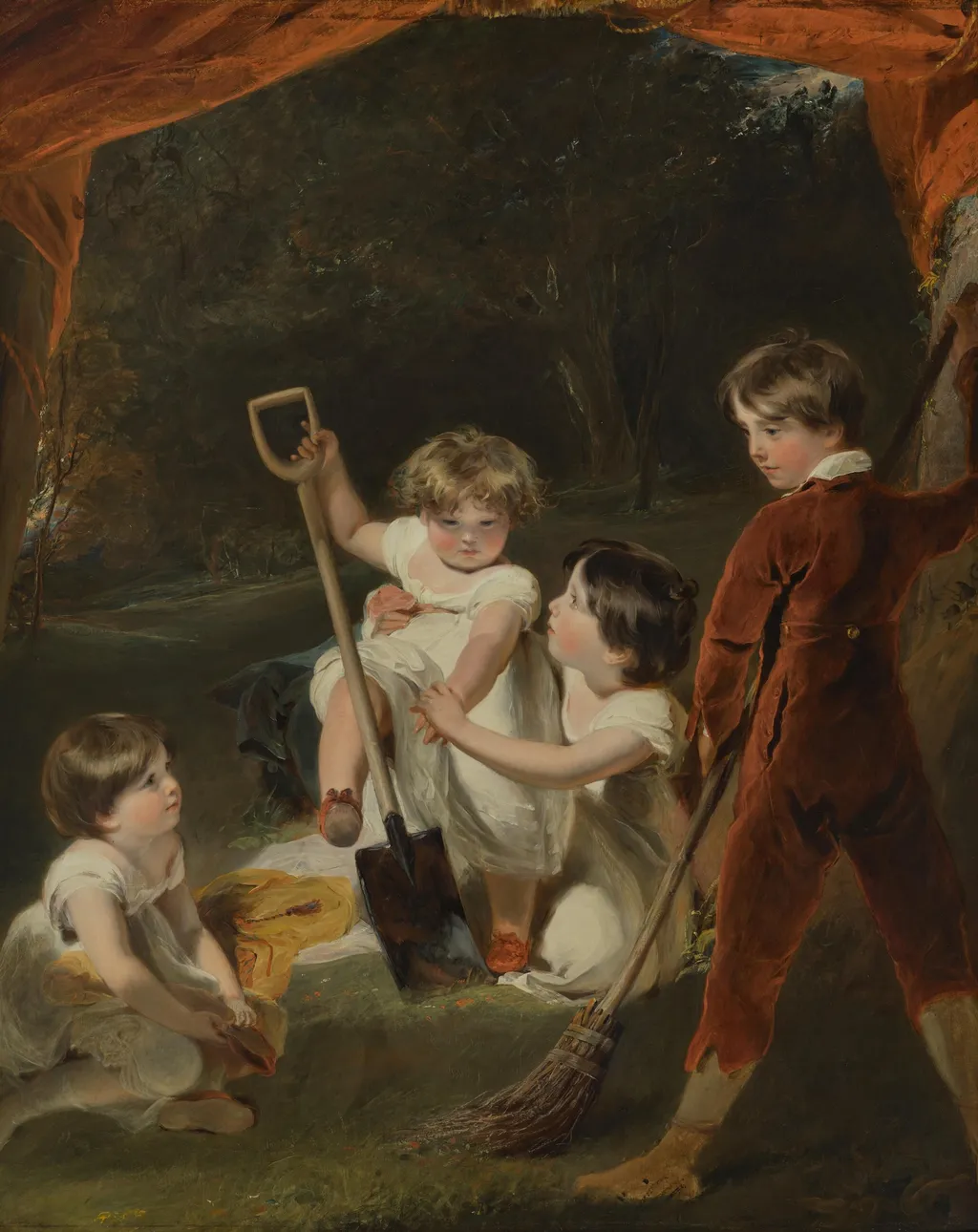 The Angerstein Children, by Thomas Lawrence, oil, 1807