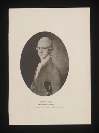 Thomas Linley/ (Mrs. Sheridan's brother)