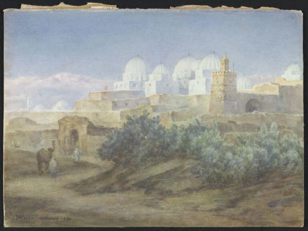 Kairouan, by Thomas Matthew Rooke, watercolor, 1920