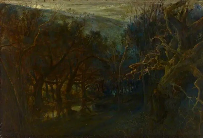 Christobel under the Oak, by Thomas McLachlan