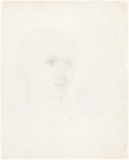 Head of a Woman, by Thomas Melhuis Strudwick