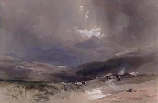 Ben Lomond, from the hills between Arrochar and Tabet, by Thomas Miles Richardson