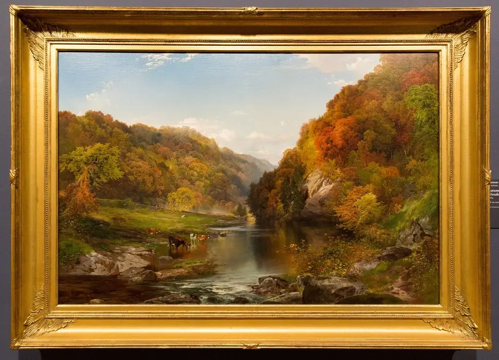 Autumn Afternoon, the Wissahickon, by Thomas Moran