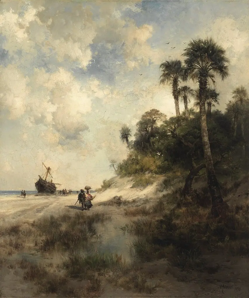 Fort George Island, Florida, by Thomas Moran