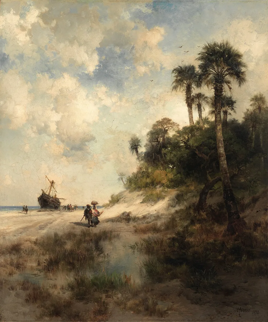 Fort George Island, Florida, by Thomas Moran, unspecified, 1878