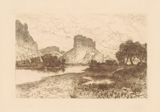 Green River, Wyoming Territory, by Thomas Moran