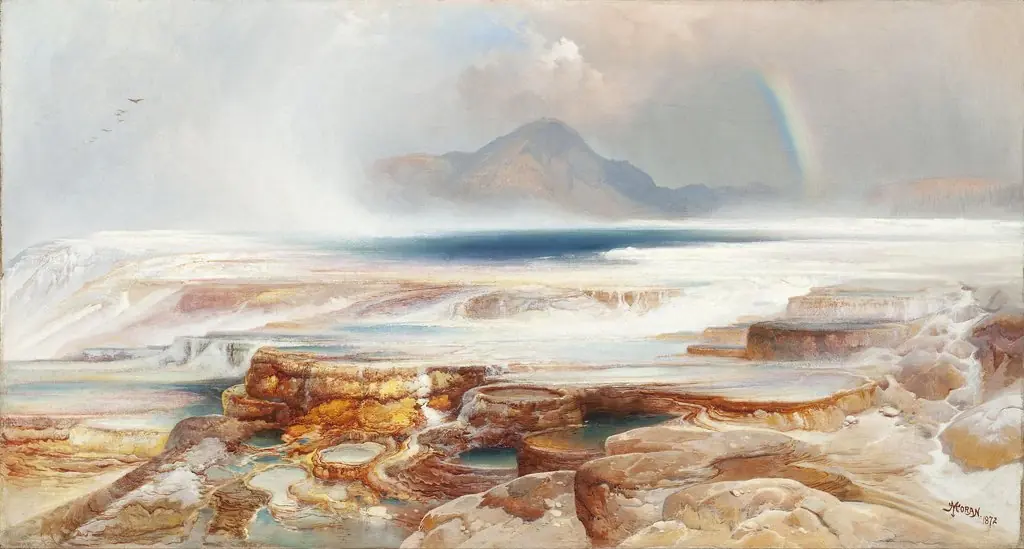 Hot Springs of the Yellowstone, by Thomas Moran