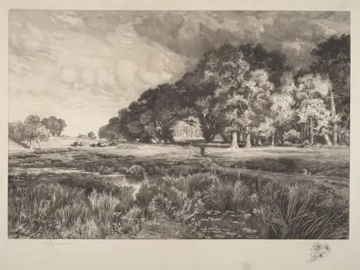 Long Island Landscape, by Thomas Moran