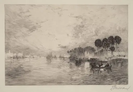 St. John's River, Florida, by Thomas Moran