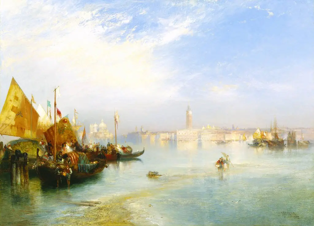 The Fisherman's Wedding Party, by Thomas Moran