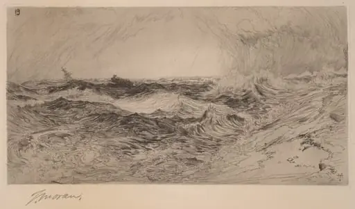 The Resounding Sea, by Thomas Moran