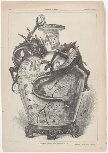 A Diplomatic (Chinese) Design Presented to U.S., by Thomas Nast