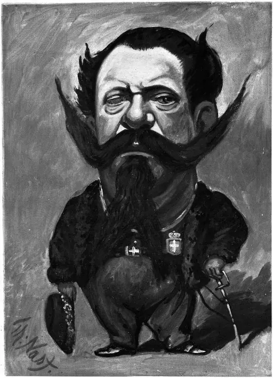 Caricature of King Victor Emmanuel II, by Thomas Nast