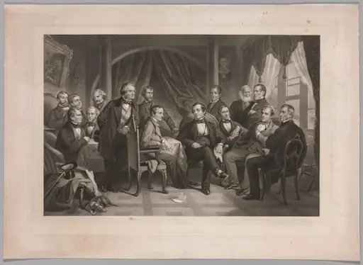Washington Irving and his Literary Friends at Sunnyside, by Thomas Oldham Barlow