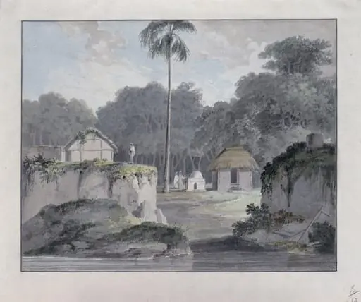 View near Nia-sirai, by Thomas RA Daniell