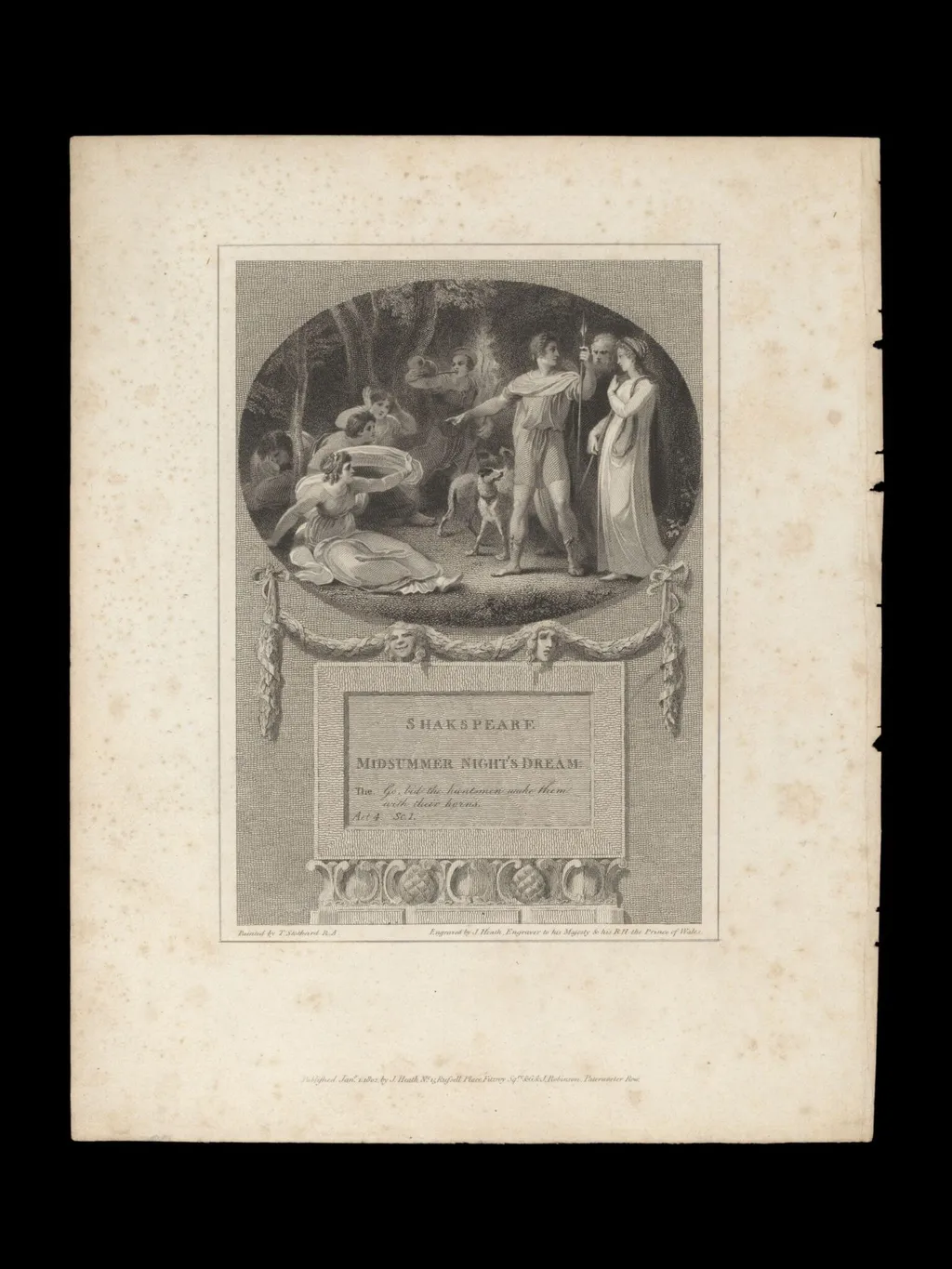H Beard Print Collection, by Thomas RA Stothard, 1