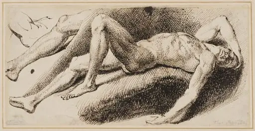 Study of a male nude, by Thomas RA Stothard
