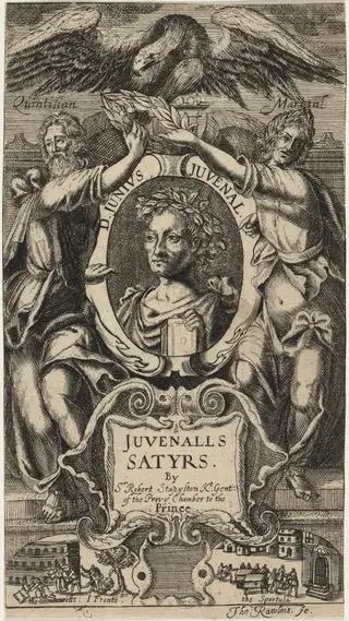Title Page to Juvenal's Satyrs, by Sir R. Stapleton