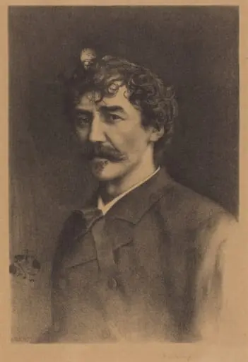 Portrait of Whistler, by Thomas Robert Way