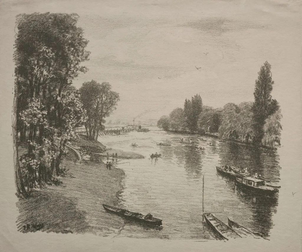 The Thames, by Thomas Robert Way, 1897