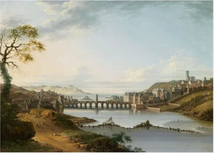 A View of Ballyshannon, County Donegal, by Thomas Roberts