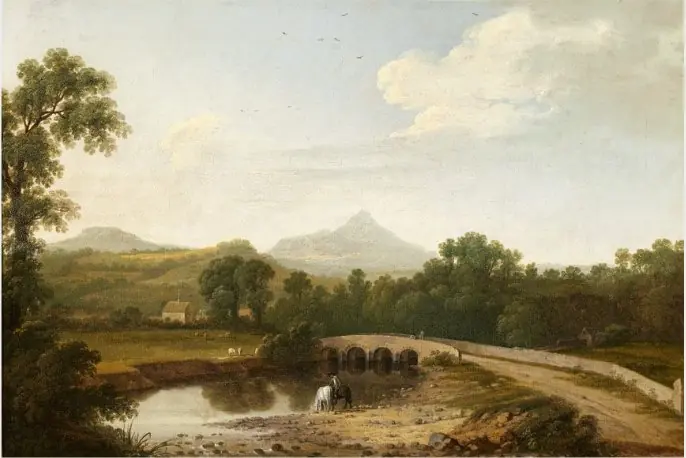 A View of Enniskerry, County Wicklow, by Thomas Roberts