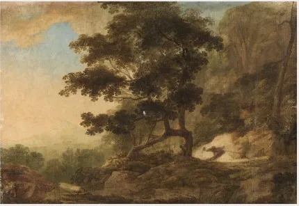 A View of the Dargle, by Thomas Roberts, oil, 1903