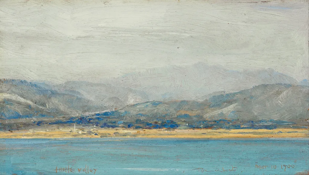 Hutt Valley, by Thomas Roberts, oil, 1900