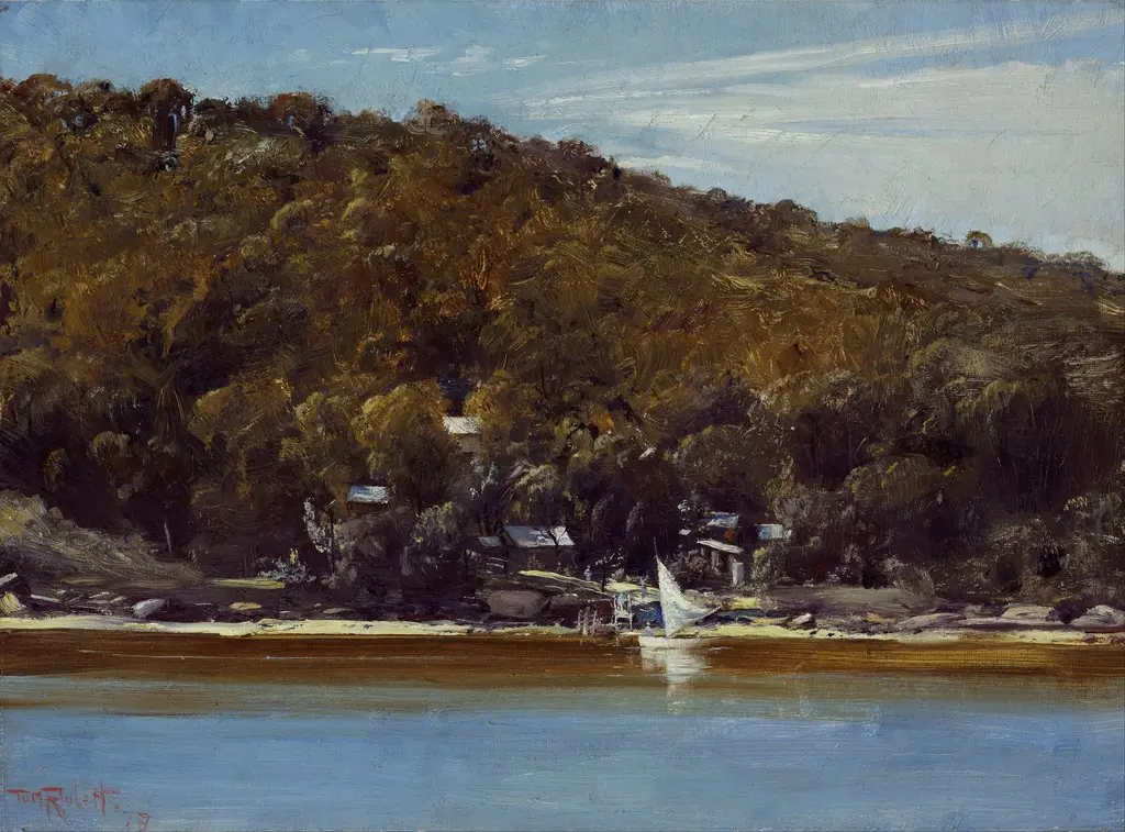 The camp, Sirius Cove, by Thomas Roberts