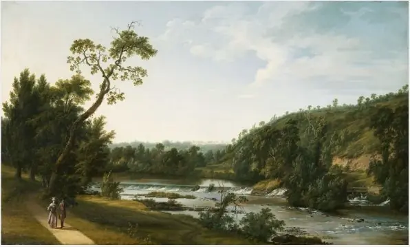 The River Liffey in Lucan House Demesne, by Thomas Roberts