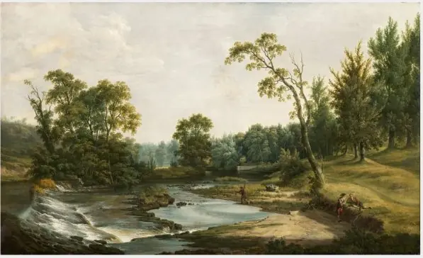 The Weir in Lucan House Demesne, by Thomas Roberts