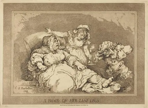 A Bawd on Her Last Legs, by Thomas Rowlandson