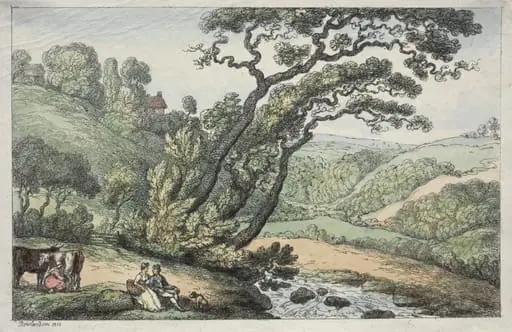 A Cornish View, by Thomas Rowlandson