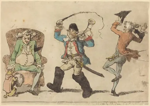 A Frenchman in November, by Thomas Rowlandson