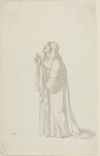 Antique Figure, by Thomas Rowlandson