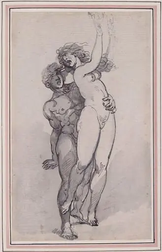 Apollo and Daphne, by Thomas Rowlandson