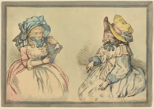 Beauties, by Thomas Rowlandson