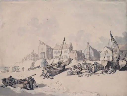 Brighton Beach, by Thomas Rowlandson