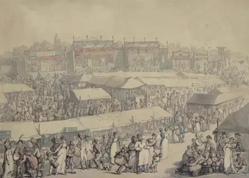 Brook Green Fair, by Thomas Rowlandson