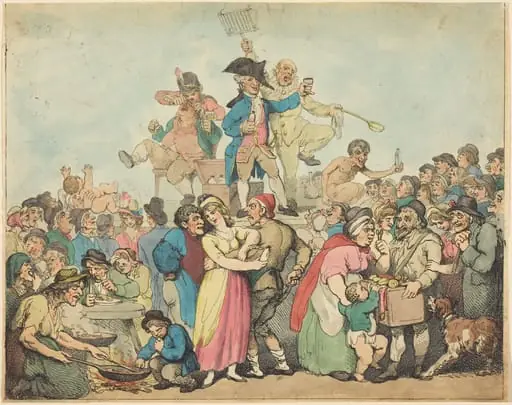 Dr. Botherum, the Mountebank, by Thomas Rowlandson