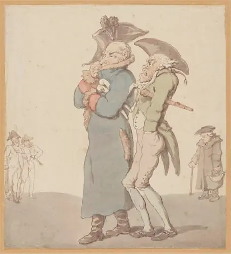 Duellists, by Thomas Rowlandson
