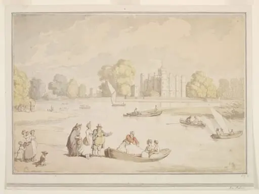 Kew Palace, by Thomas Rowlandson